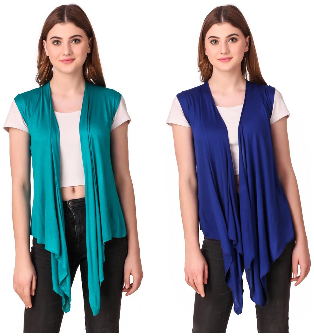 

Krishty Trading Women Shrug - Blue