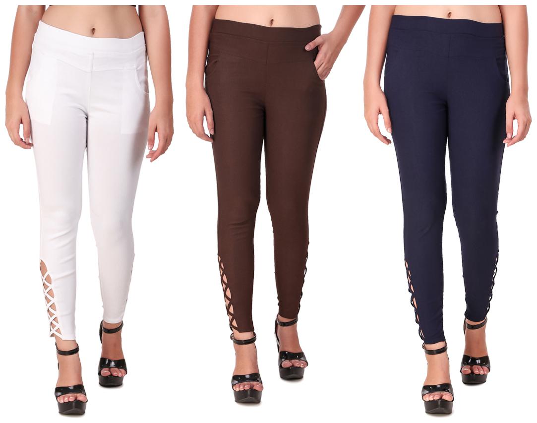 

Krishty Trading Women Multi Skinny fit Jegging