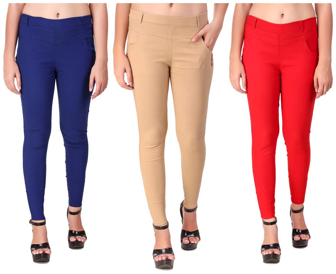 

Krishty Trading Women Multi Skinny fit Jegging