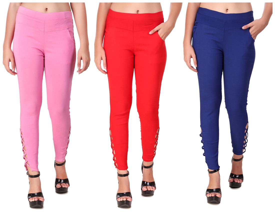 

Krishty Trading Women Multi Skinny fit Jegging