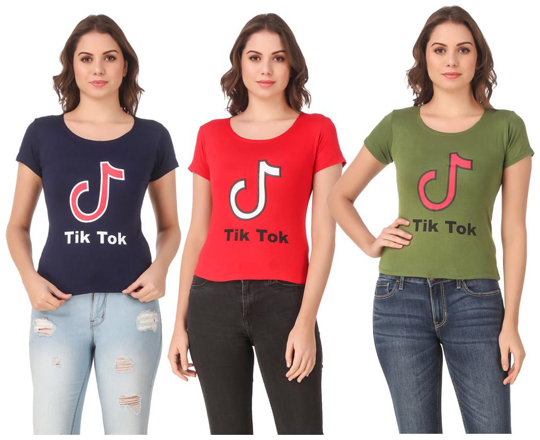 

Krishty Trading Lycra Casual Regular T Shirt Multi