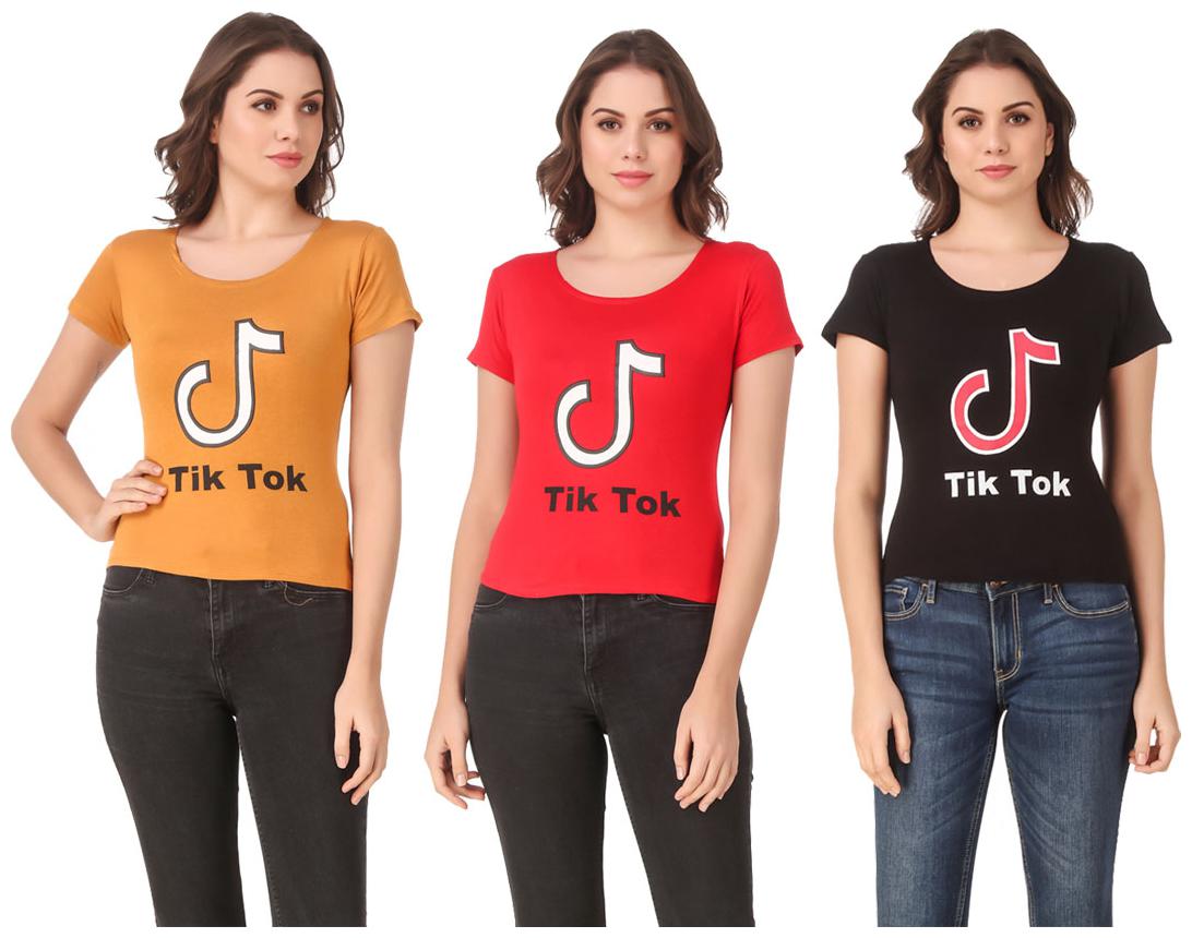 

Krishty Trading Lycra Casual Regular T Shirt Multi