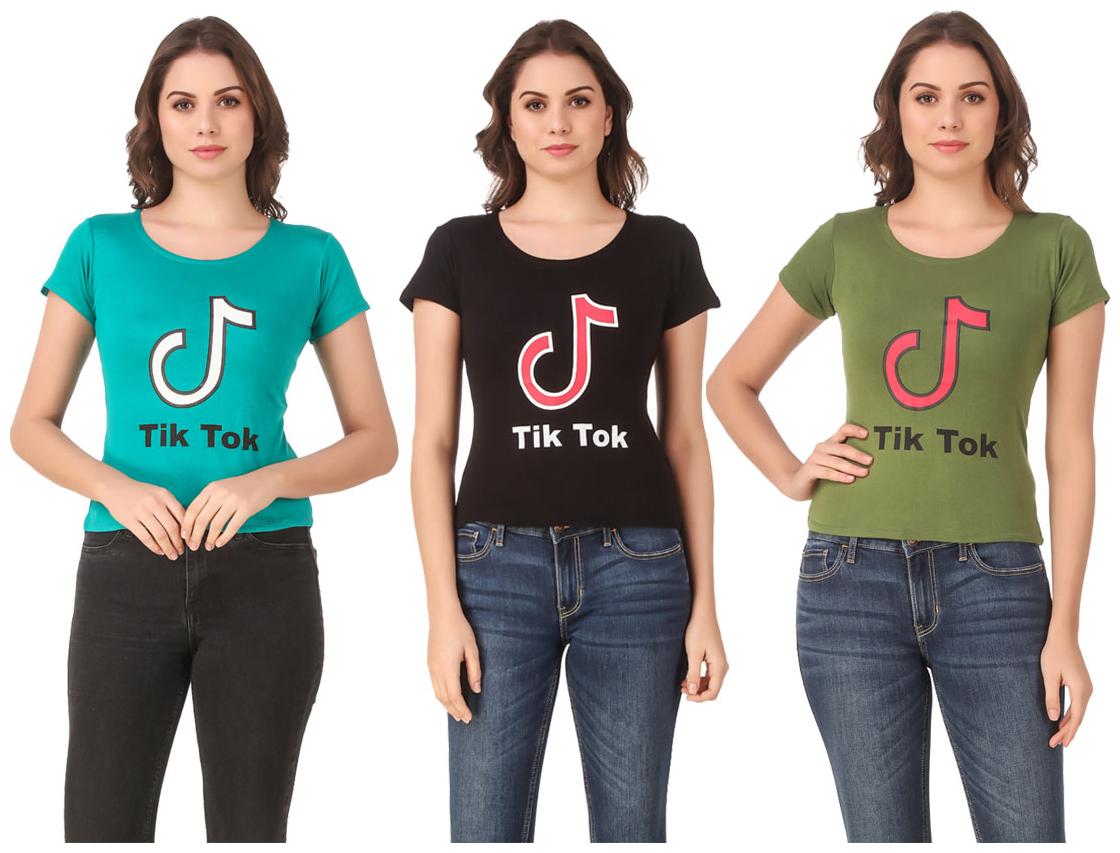 

Krishty Trading Lycra Casual Regular T Shirt Multi