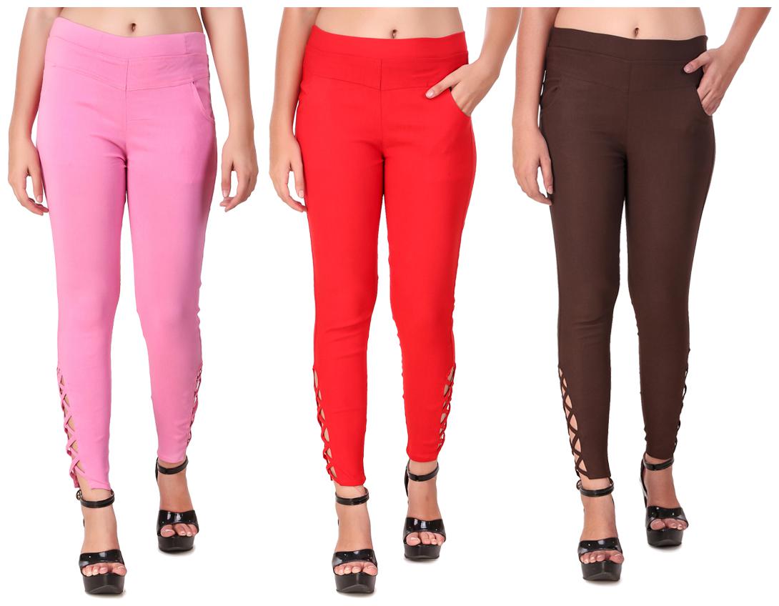 

Krishty Trading Women Multi Skinny fit Jegging