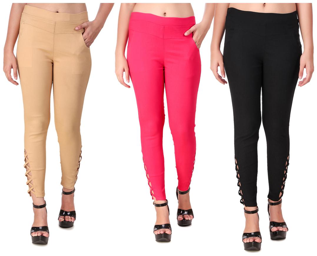 

Krishty Trading Women Multi Skinny fit Jegging
