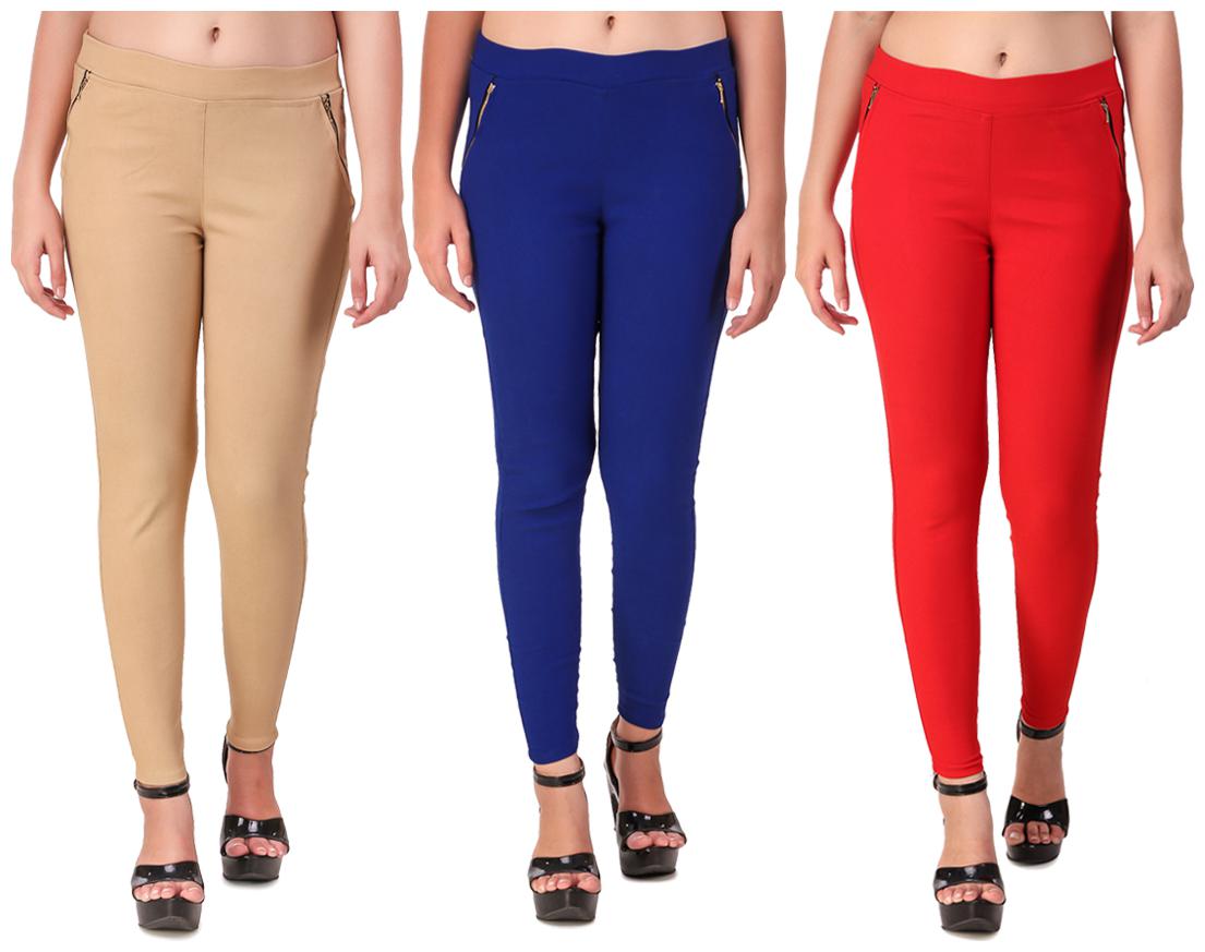 

Krishty Trading Women Multi Skinny fit Jegging