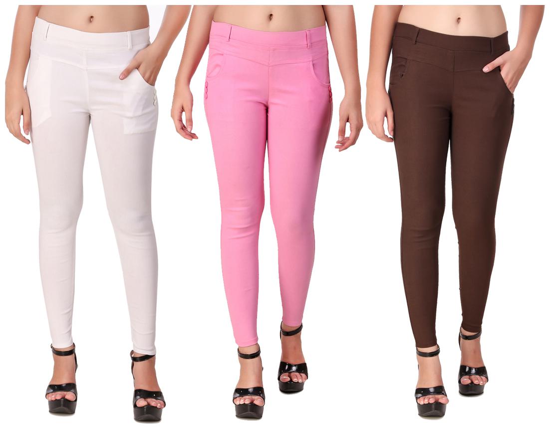 

Krishty Trading Women Multi Skinny fit Jegging