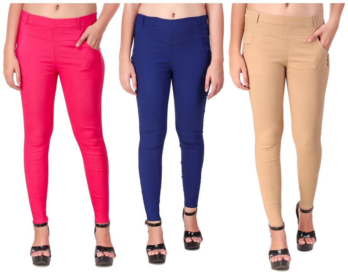 

Krishty Trading Women Multi Skinny fit Jegging