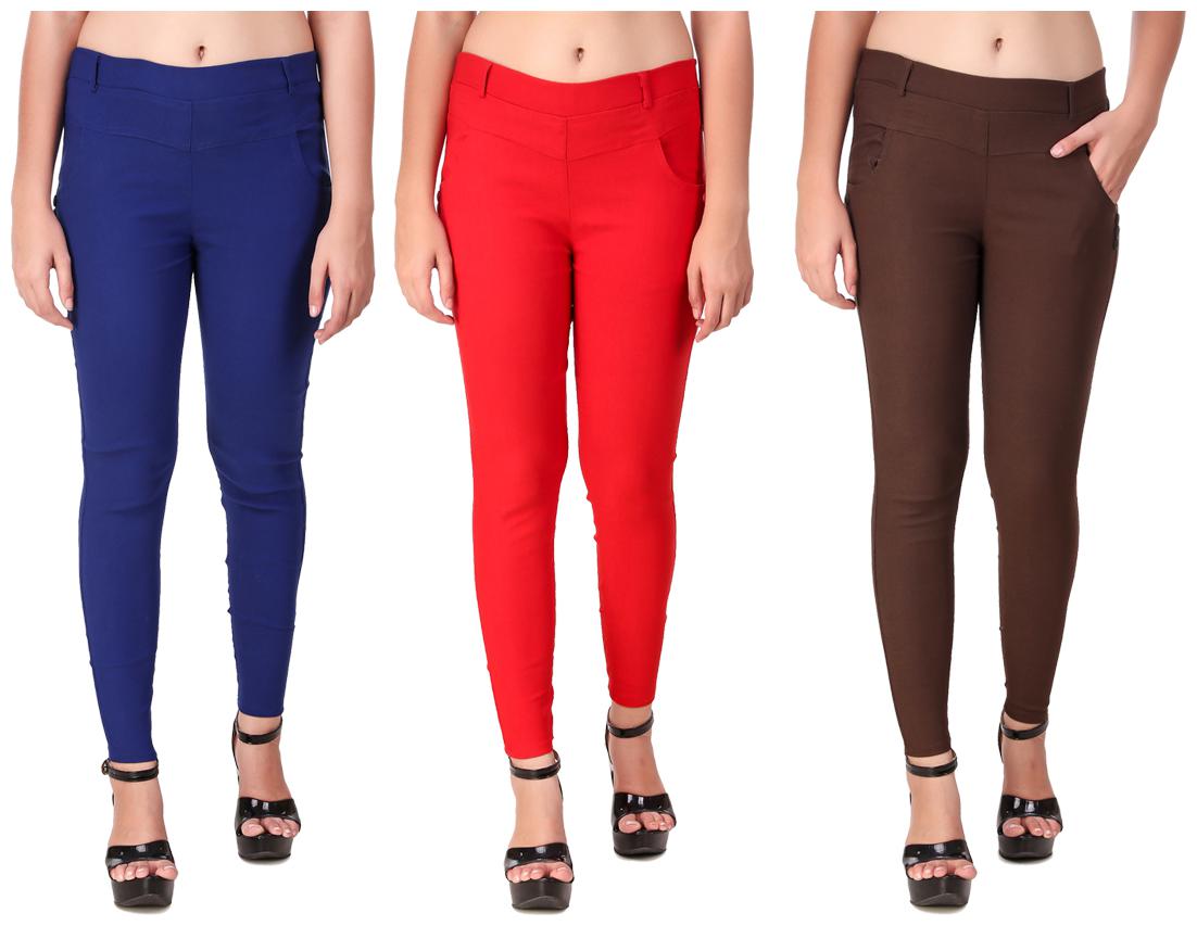 

Krishty Trading Women Multi Skinny fit Jegging