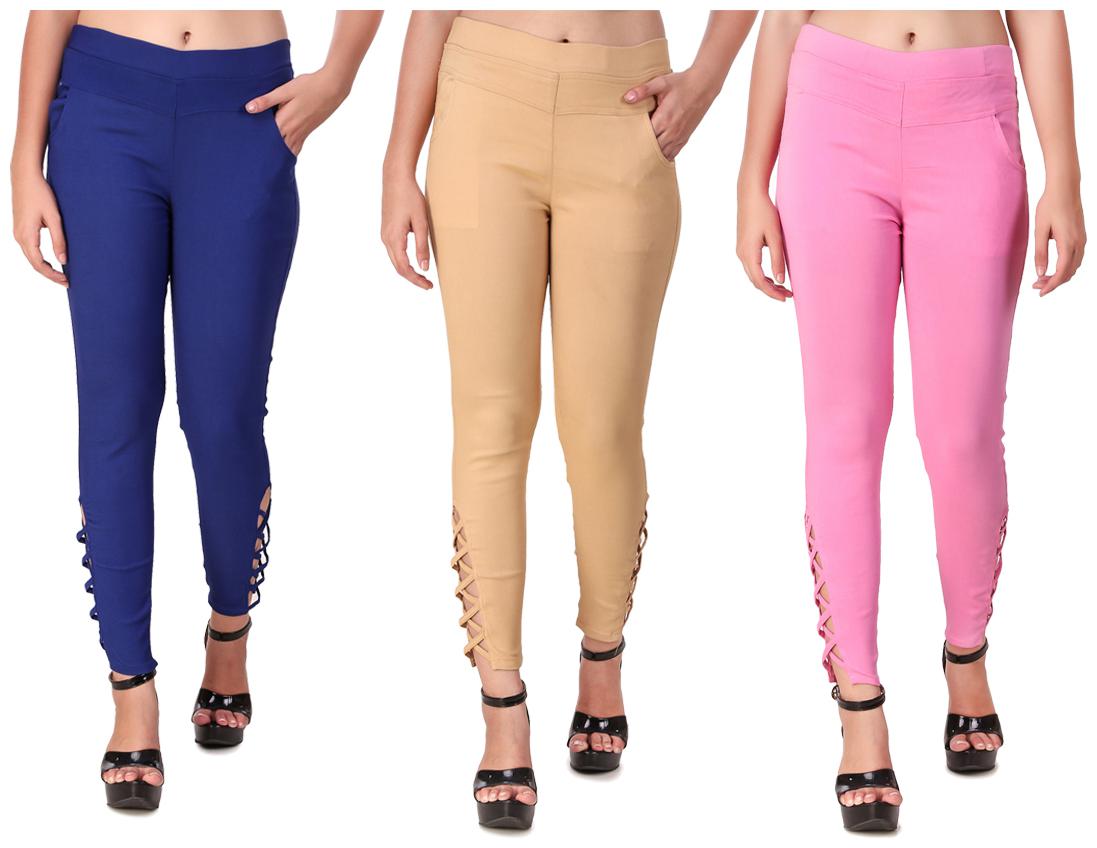 

Krishty Trading Women Multi Skinny fit Jegging