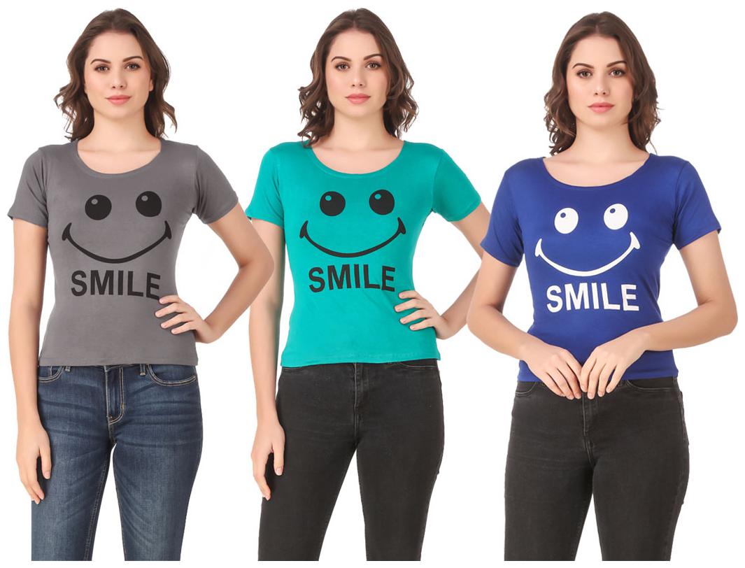 

Krishty Trading Lycra Casual Regular T Shirt Multi