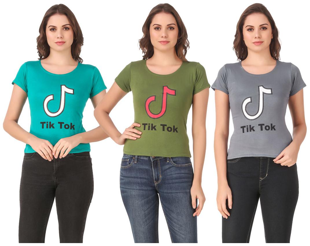 

Krishty Trading Lycra Casual Regular T Shirt Multi