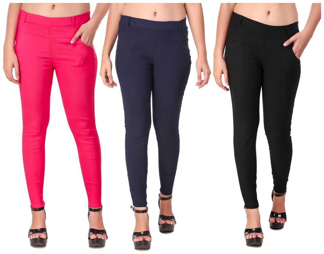 

Krishty Trading Women Multi Skinny fit Jegging