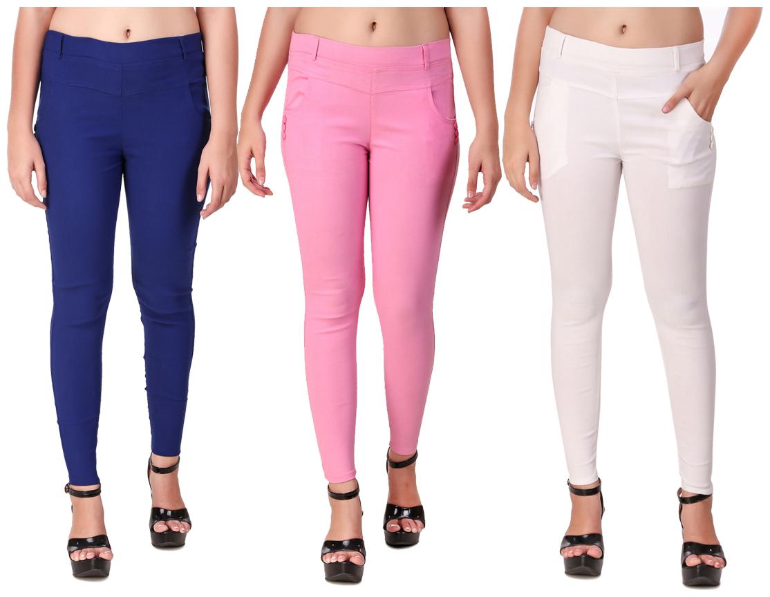 

Krishty Trading Women Multi Skinny fit Jegging