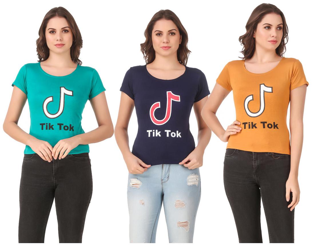 

Krishty Trading Lycra Casual Regular T Shirt Multi