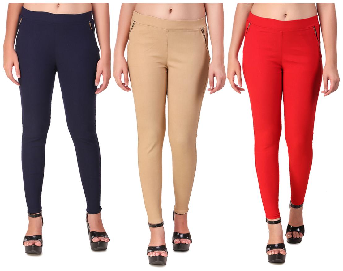 

Krishty Trading Women Multi Skinny fit Jegging