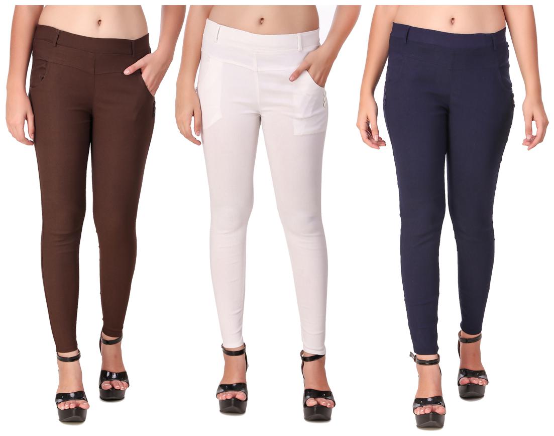 

Krishty Trading Women Multi Skinny fit Jegging
