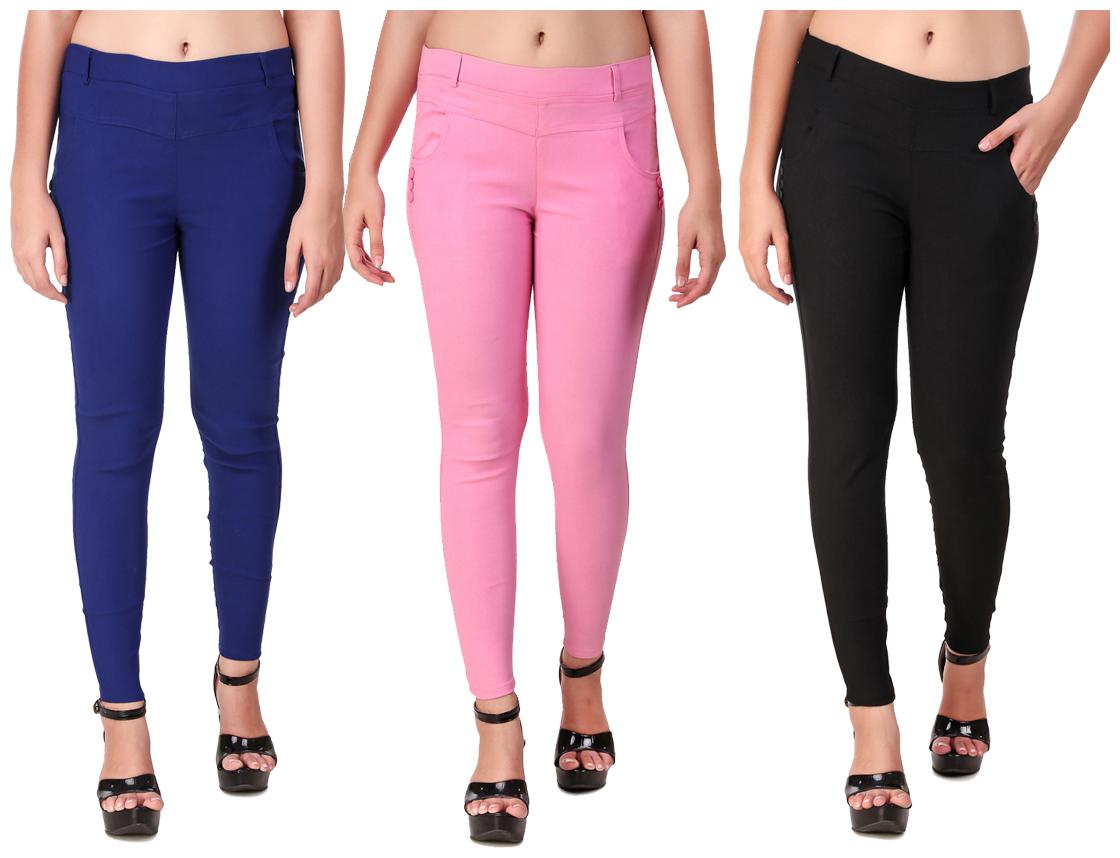 

Krishty Trading Women Multi Skinny fit Jegging