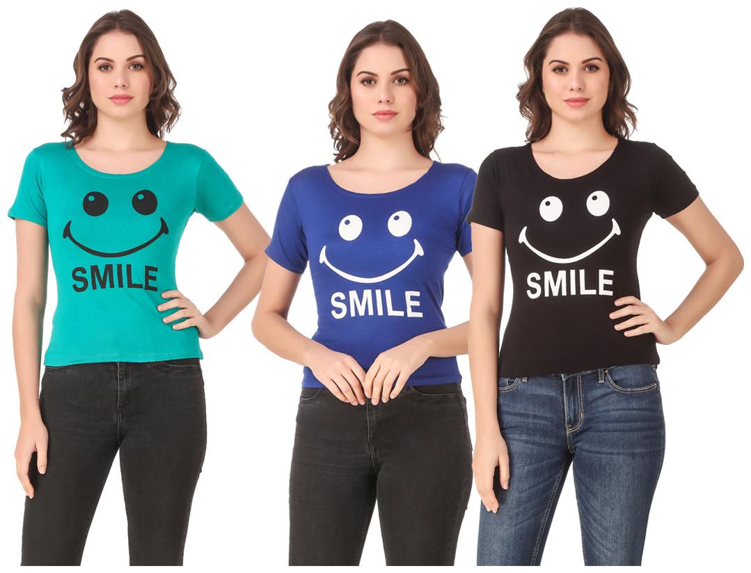 

Krishty Trading Lycra Casual Regular T Shirt Multi