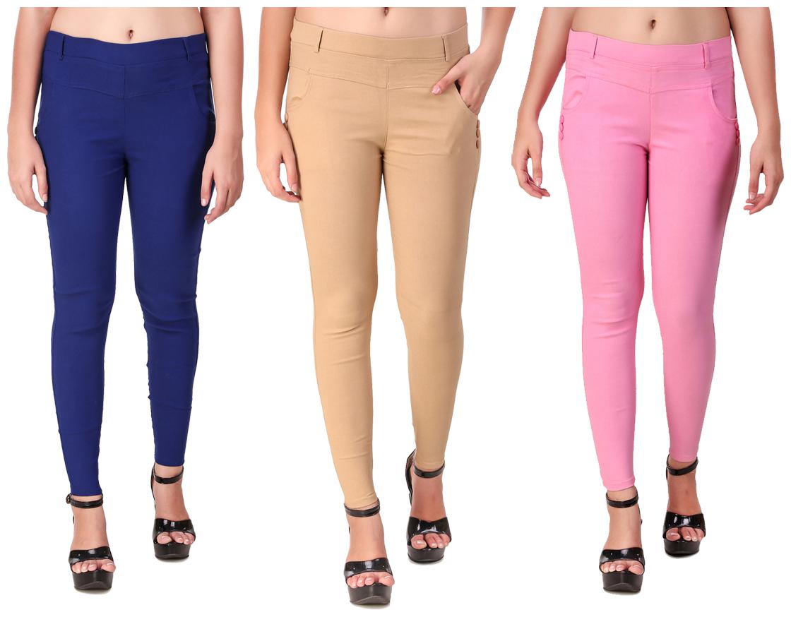 

Krishty Trading Women Multi Skinny fit Jegging