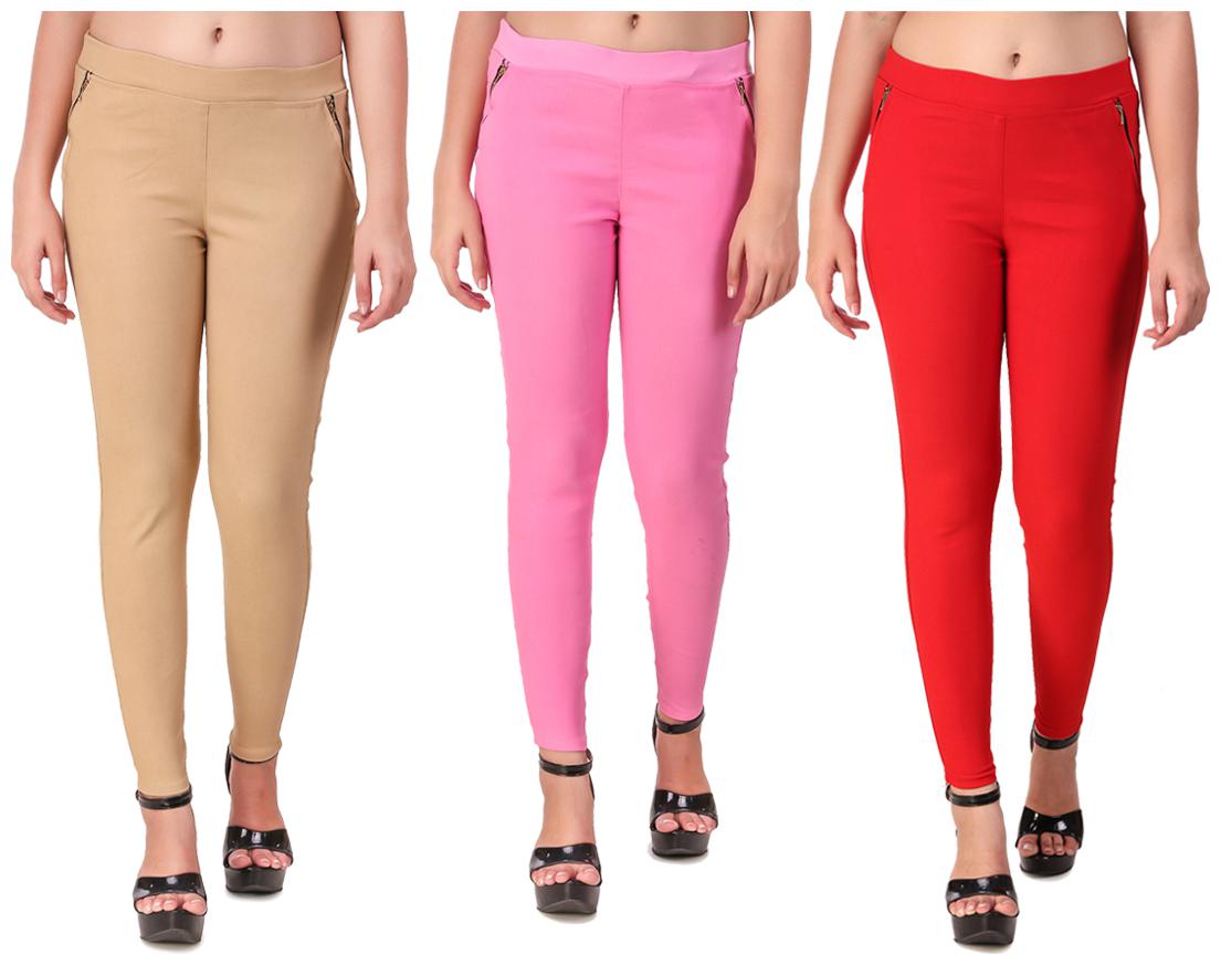 

Krishty Trading Women Multi Skinny fit Jegging