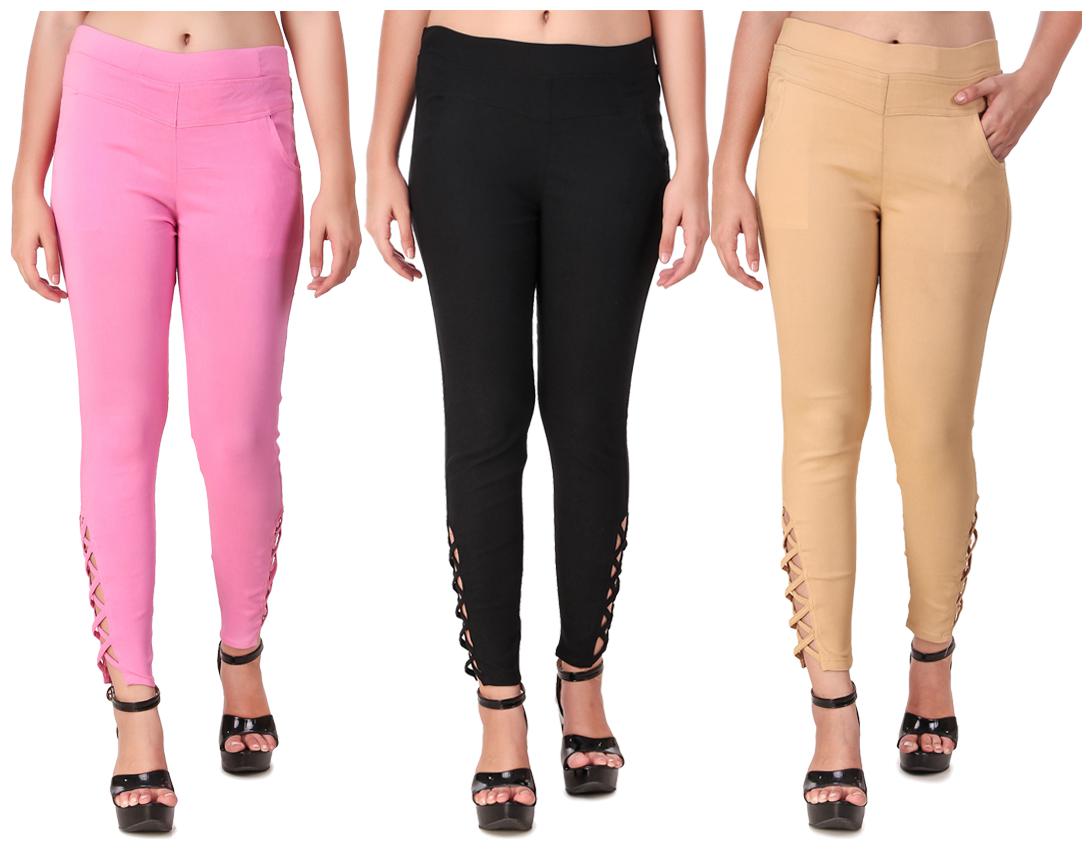 

Krishty Trading Women Multi Skinny fit Jegging