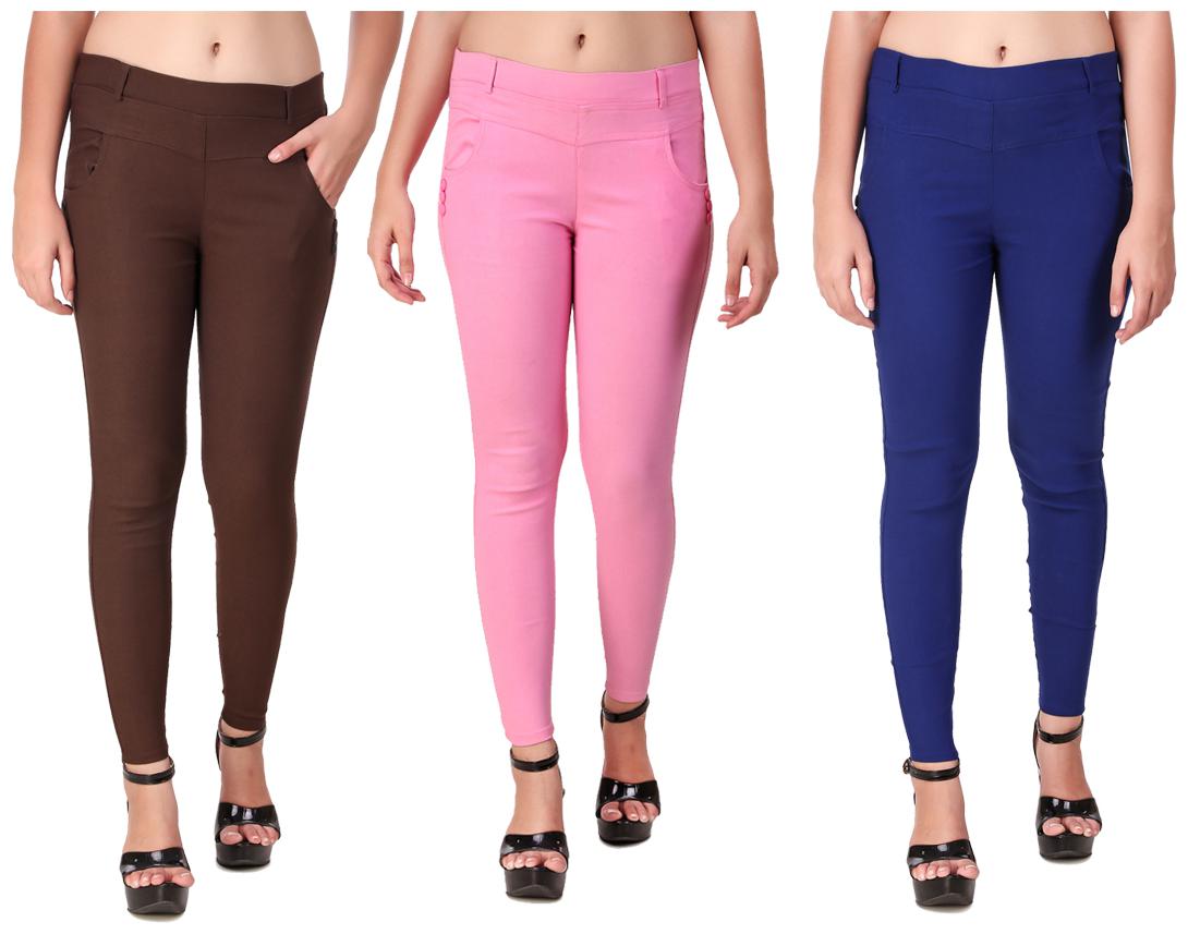

Krishty Trading Women Multi Skinny fit Jegging