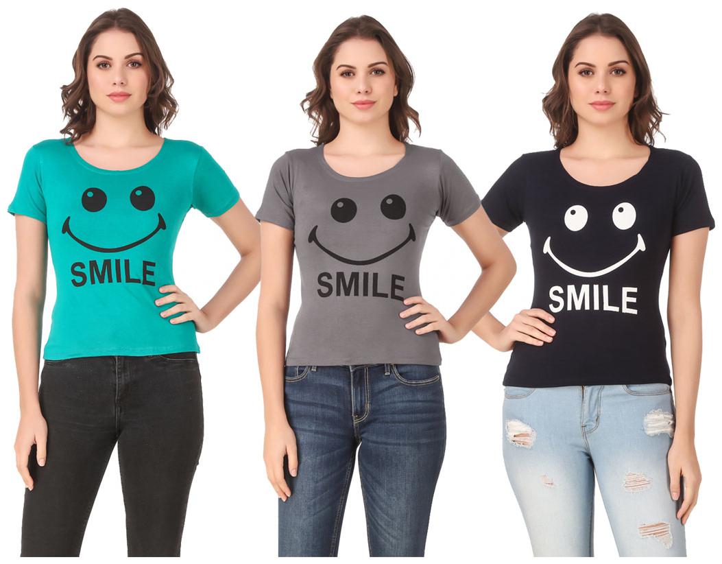 

Krishty Trading Lycra Casual Regular T Shirt Multi