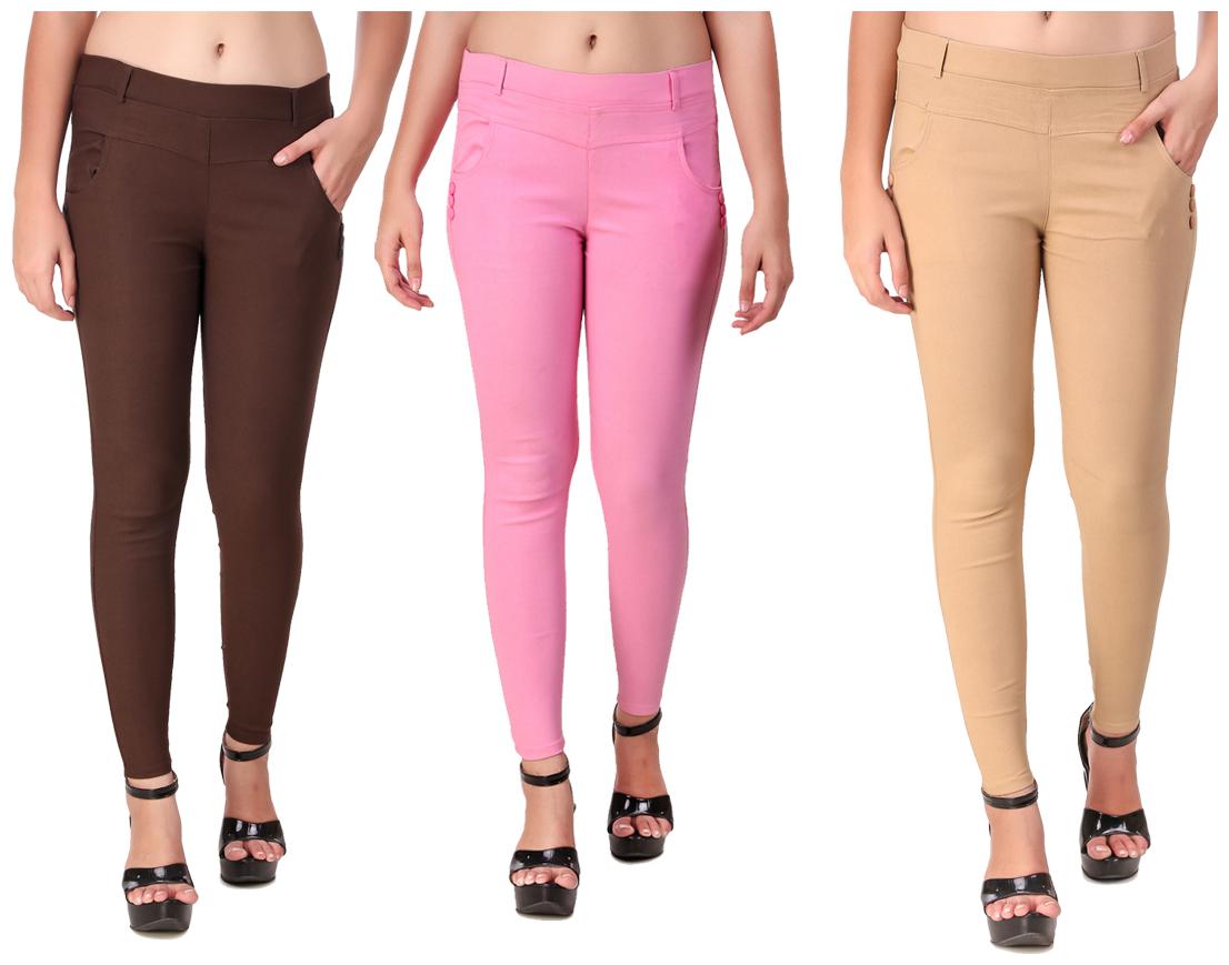 

Krishty Trading Women Multi Skinny fit Jegging