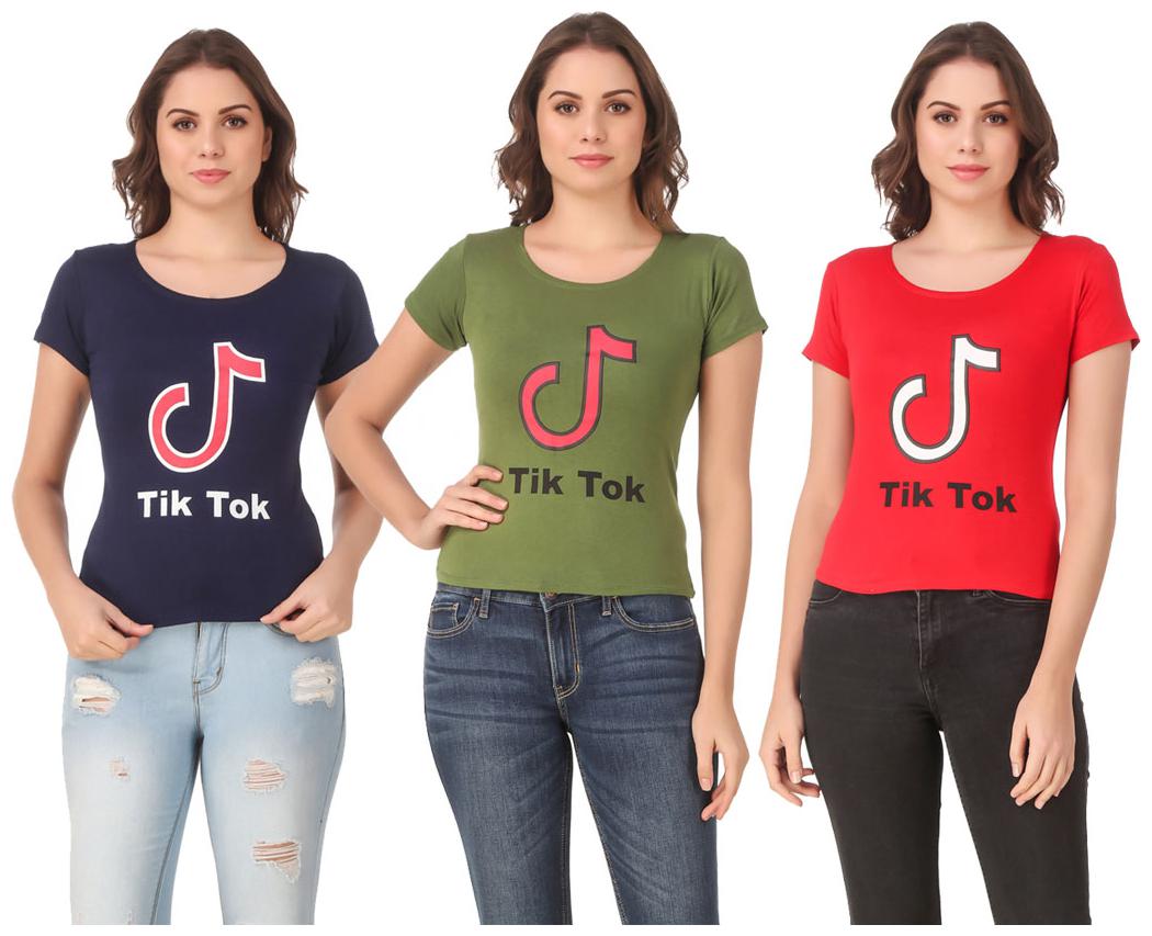 

Krishty Trading Lycra Casual Regular T Shirt Multi