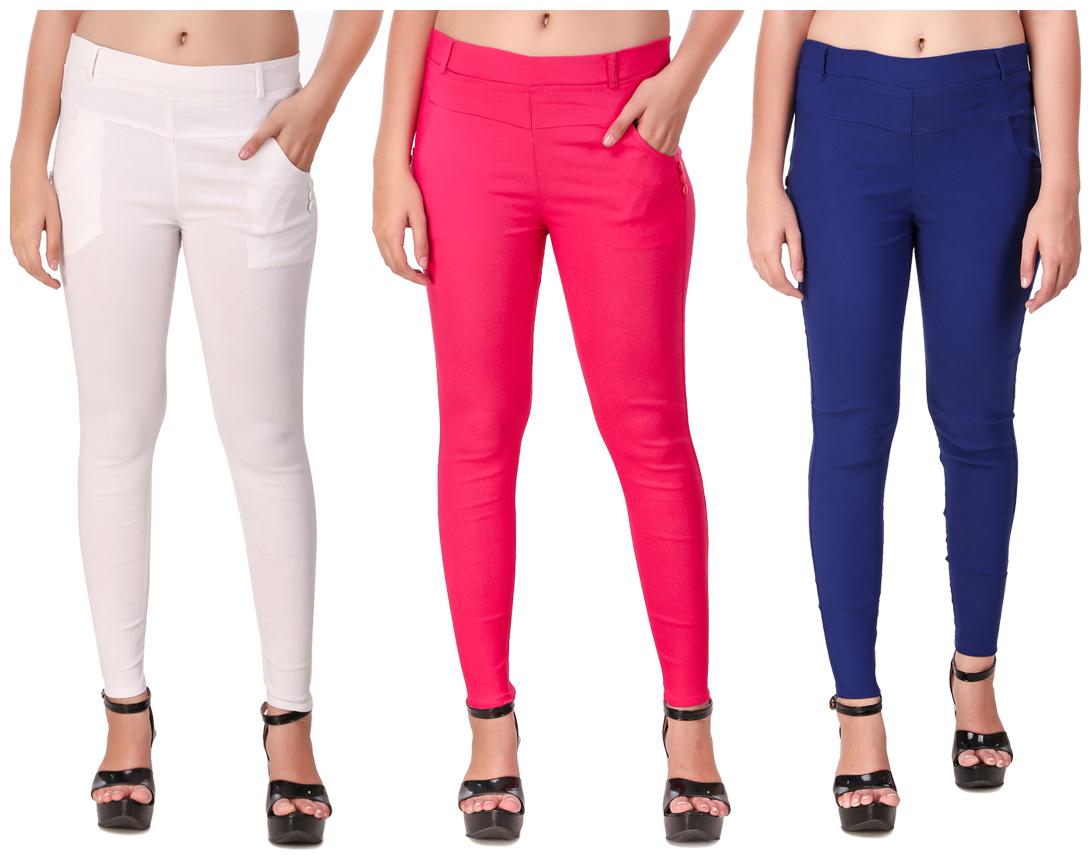 

Krishty Trading Women Multi Skinny fit Jegging