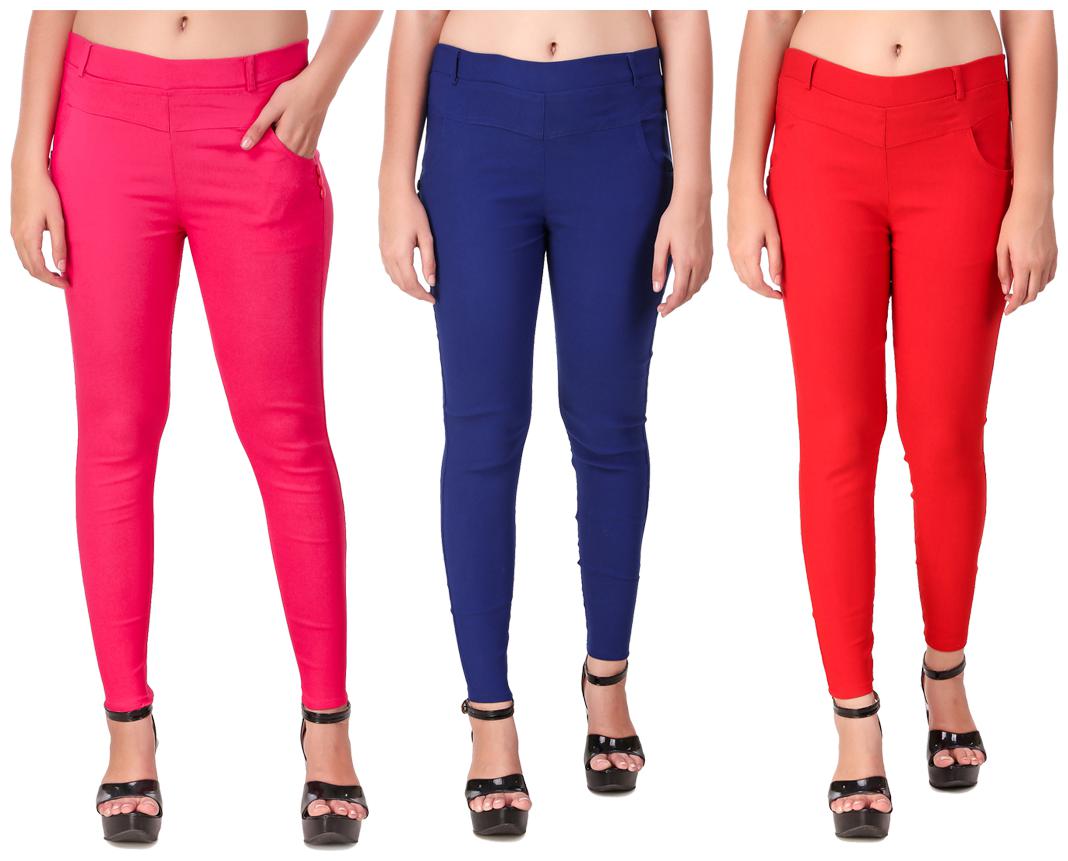 

Krishty Trading Women Multi Skinny fit Jegging