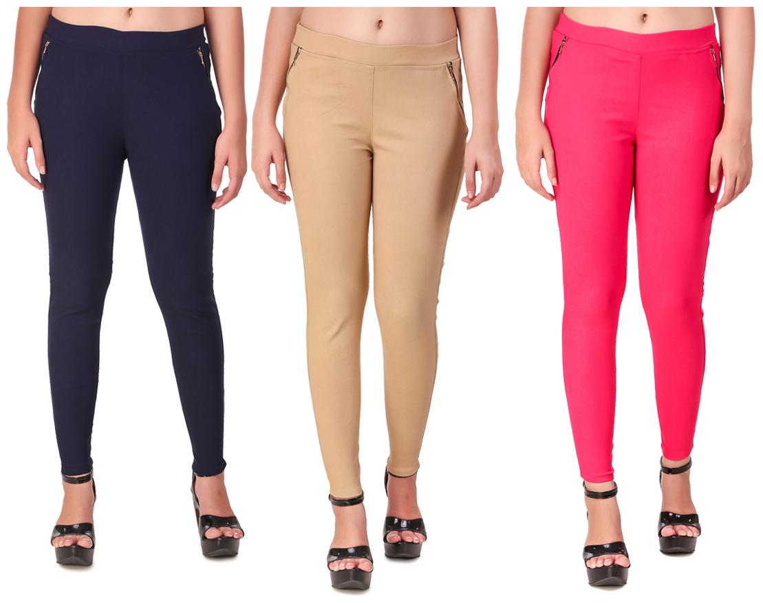 

Krishty Trading Women Multi Skinny fit Jegging