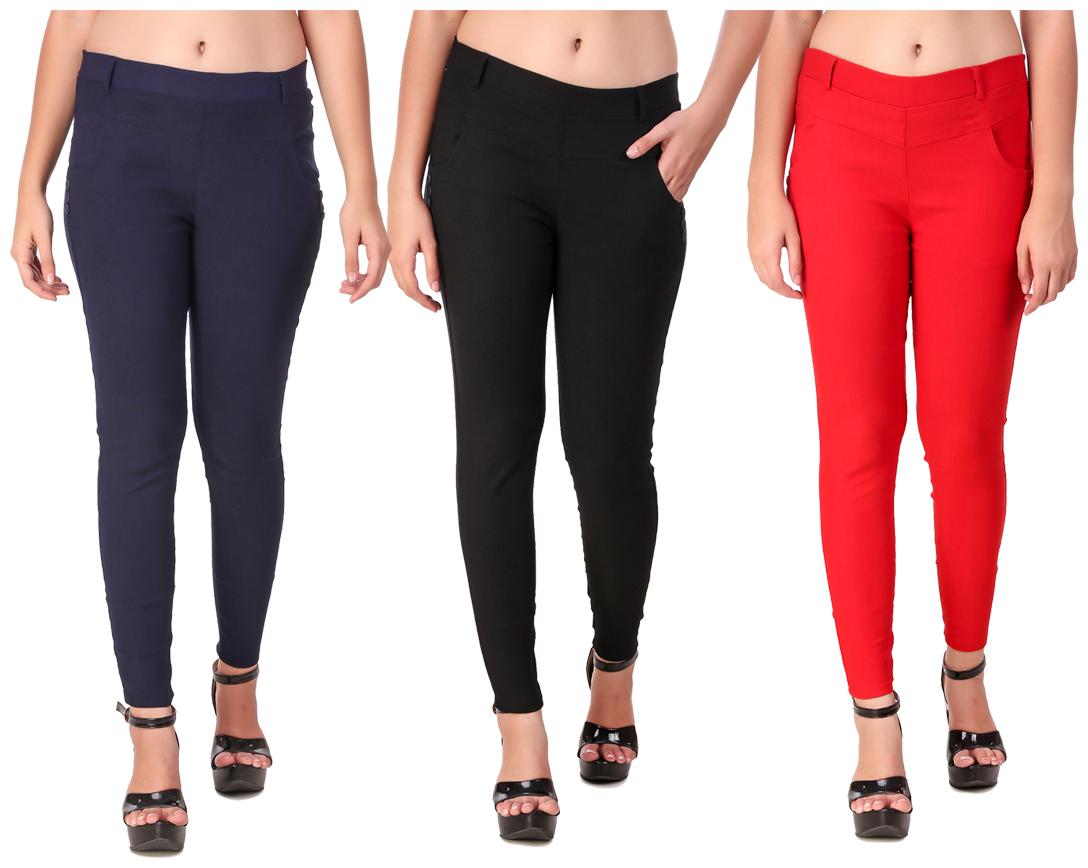 

Krishty Trading Women Multi Skinny fit Jegging