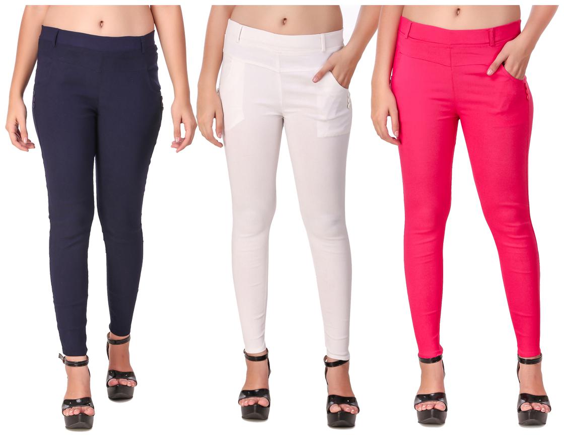 

Krishty Trading Women Multi Skinny fit Jegging