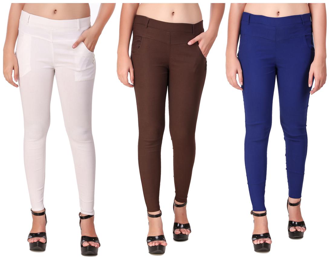 

Krishty Trading Women Multi Skinny fit Jegging