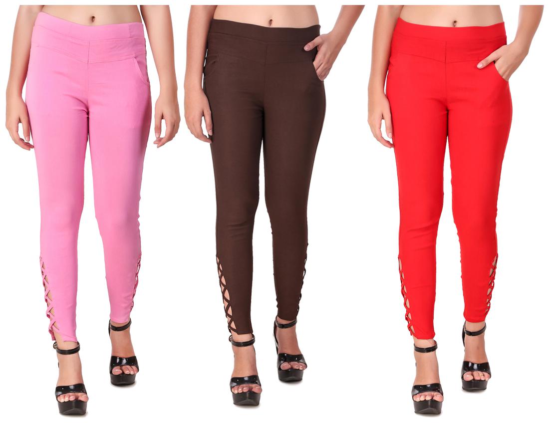 

Krishty Trading Women Multi Skinny fit Jegging