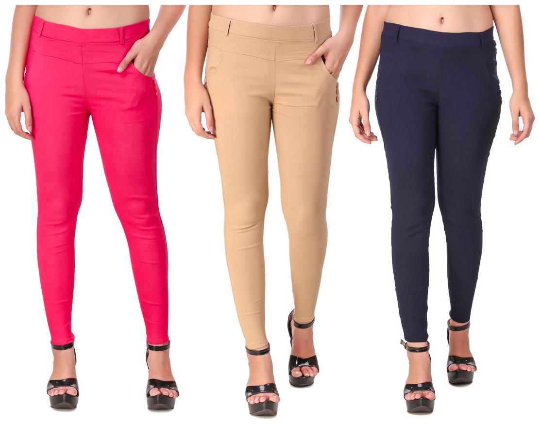 

Krishty Trading Women Multi Skinny fit Jegging