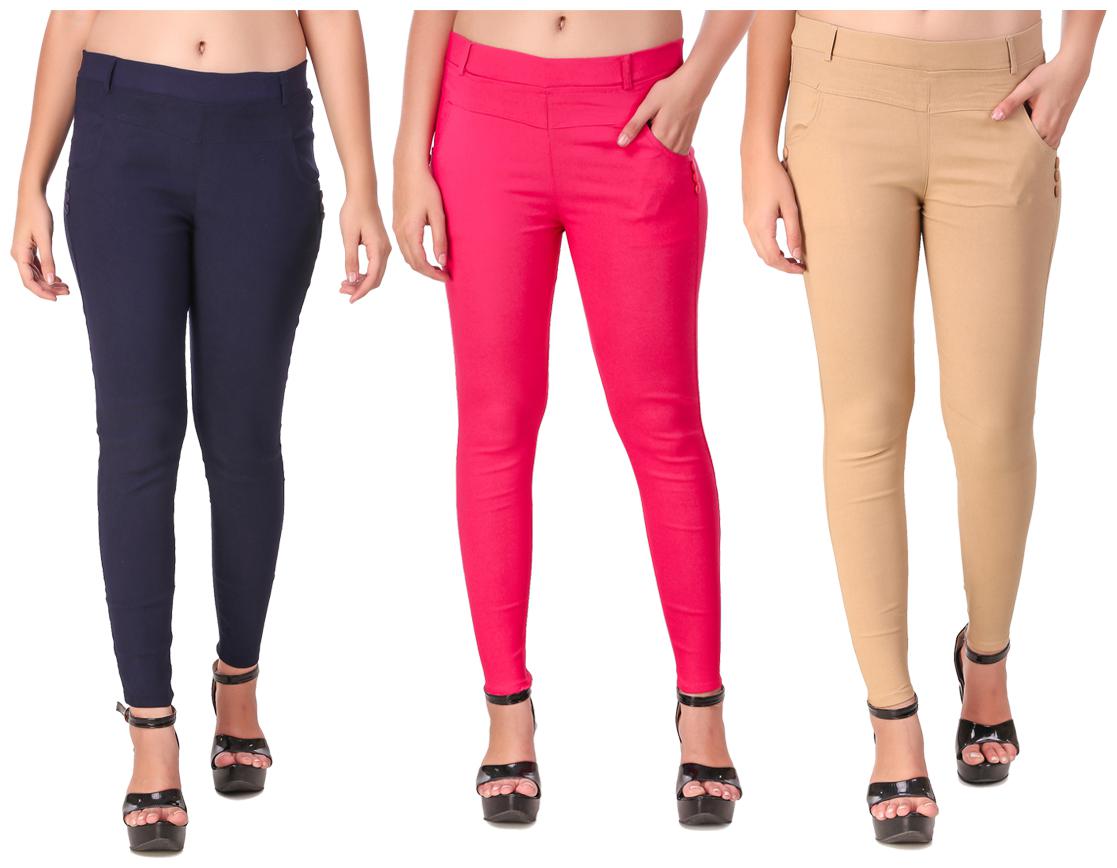 

Krishty Trading Women Multi Skinny fit Jegging