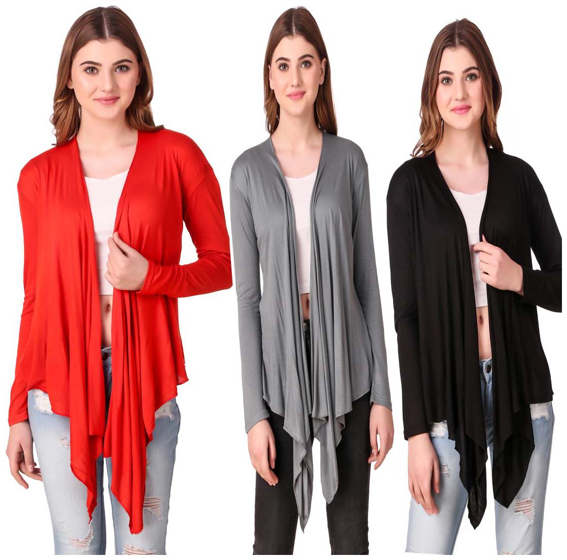 

Krishty Trading Women Shrug - Multi