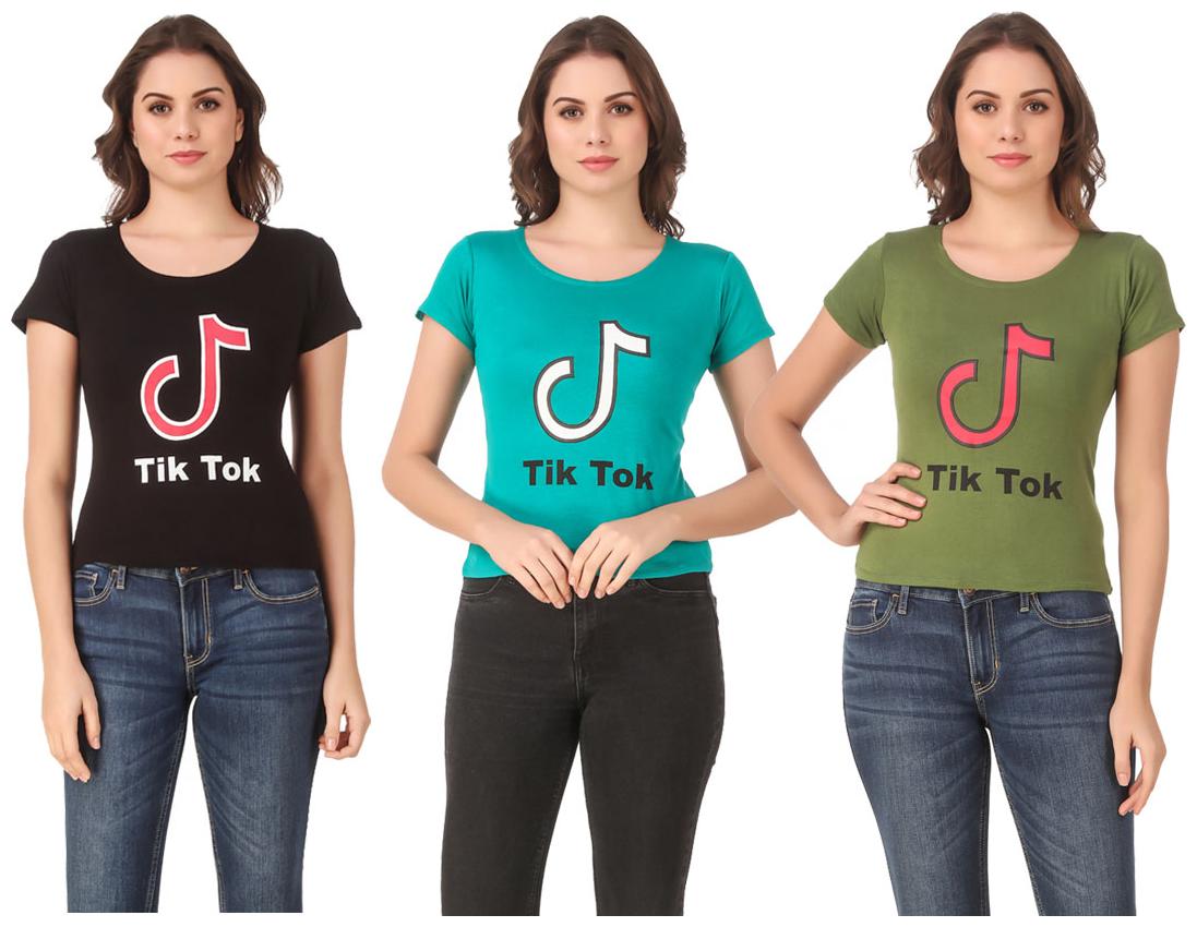 

Krishty Trading Lycra Casual Regular T Shirt Multi