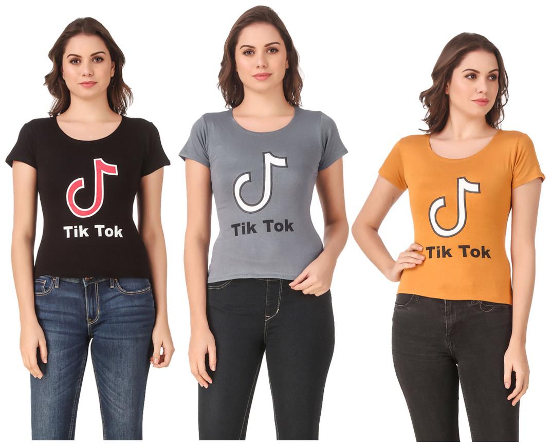 

Krishty Trading Lycra Casual Regular T Shirt Multi