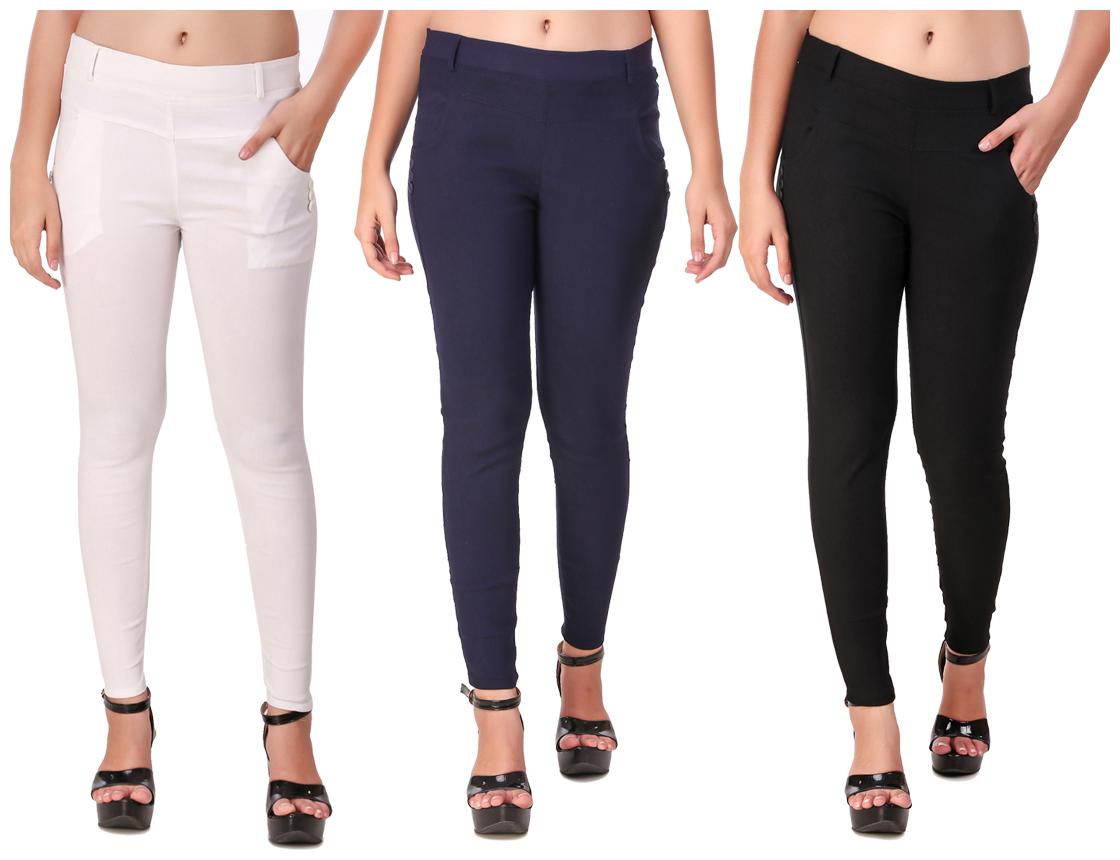 

Krishty Trading Women Multi Skinny fit Jegging