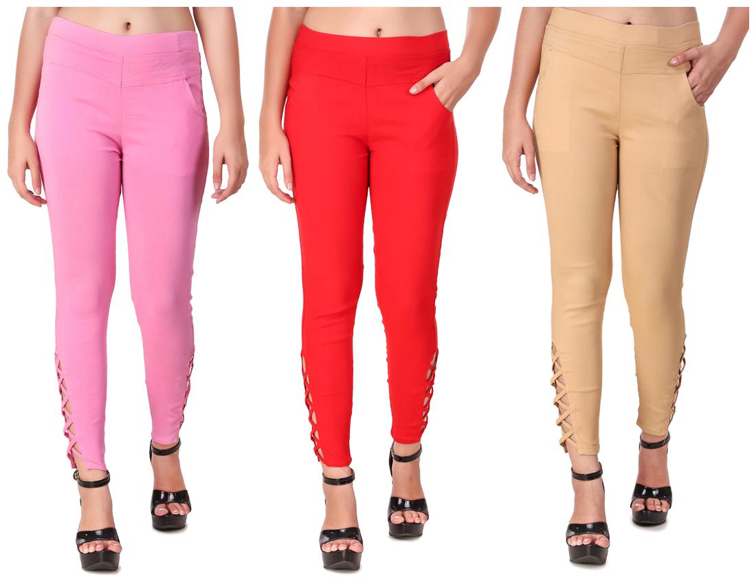 

Krishty Trading Women Multi Skinny fit Jegging