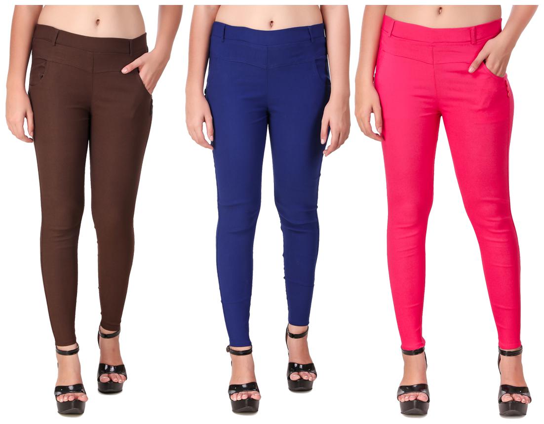 

Krishty Trading Women Multi Skinny fit Jegging