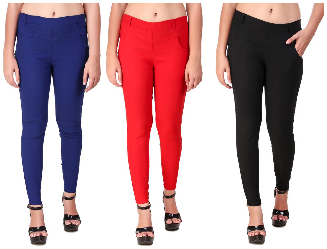

Krishty Trading Women Multi Skinny fit Jegging