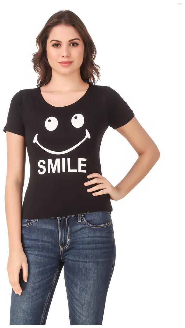 

Krishty Trading Lycra Casual Regular T Shirt Black