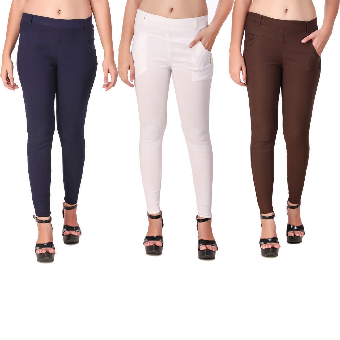 

Krishty Trading Women Multi Skinny fit Jegging