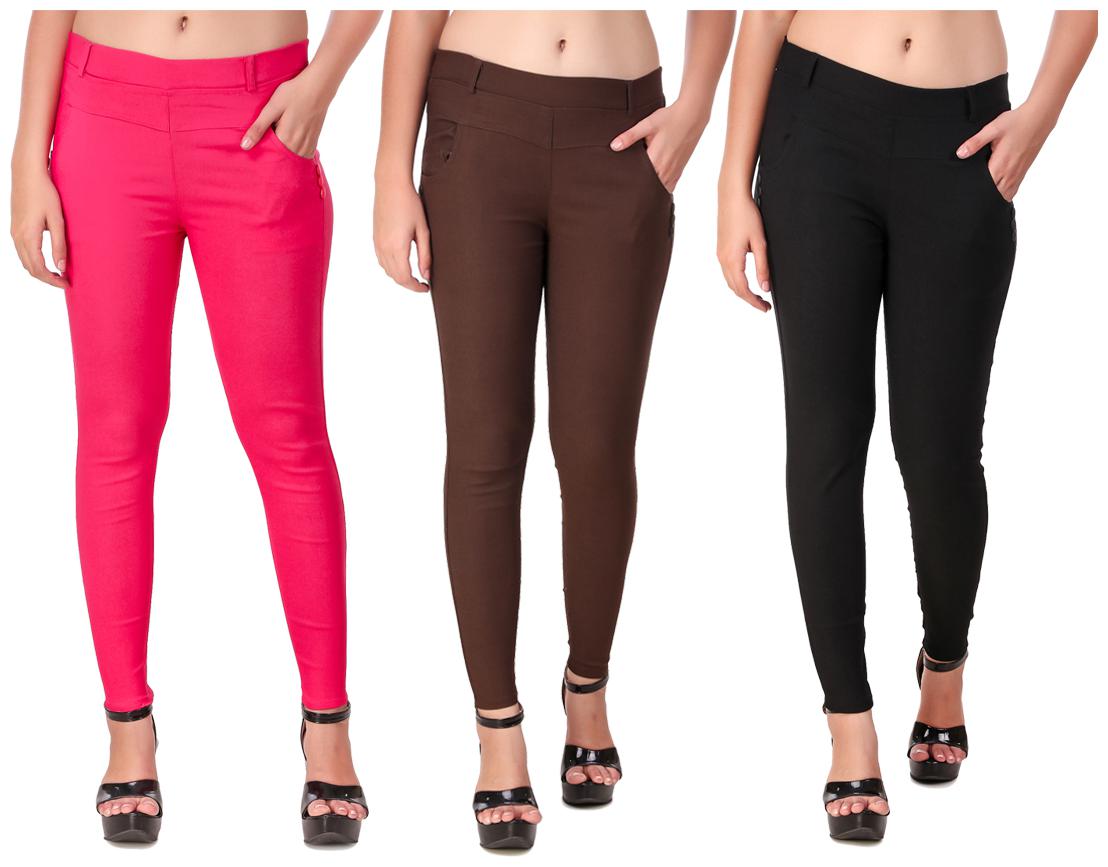 

Krishty Trading Women Multi Skinny fit Jegging