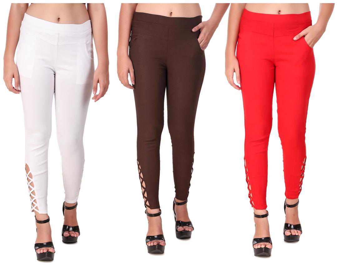 

Krishty Trading Women Multi Skinny fit Jegging